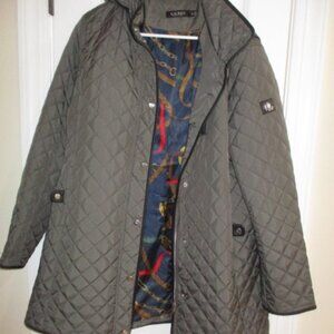 Ralph Lauren Olive Quilted Puffer Jacket